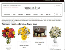 Tablet Screenshot of floristvancouver.com